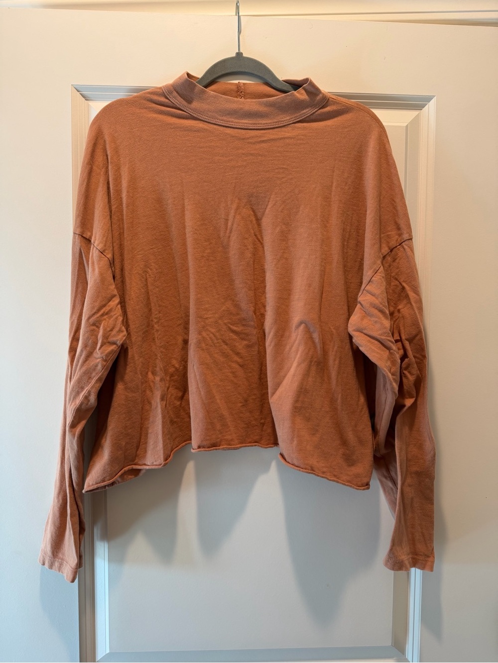 aerie Mock Neck Long Sleeve Top